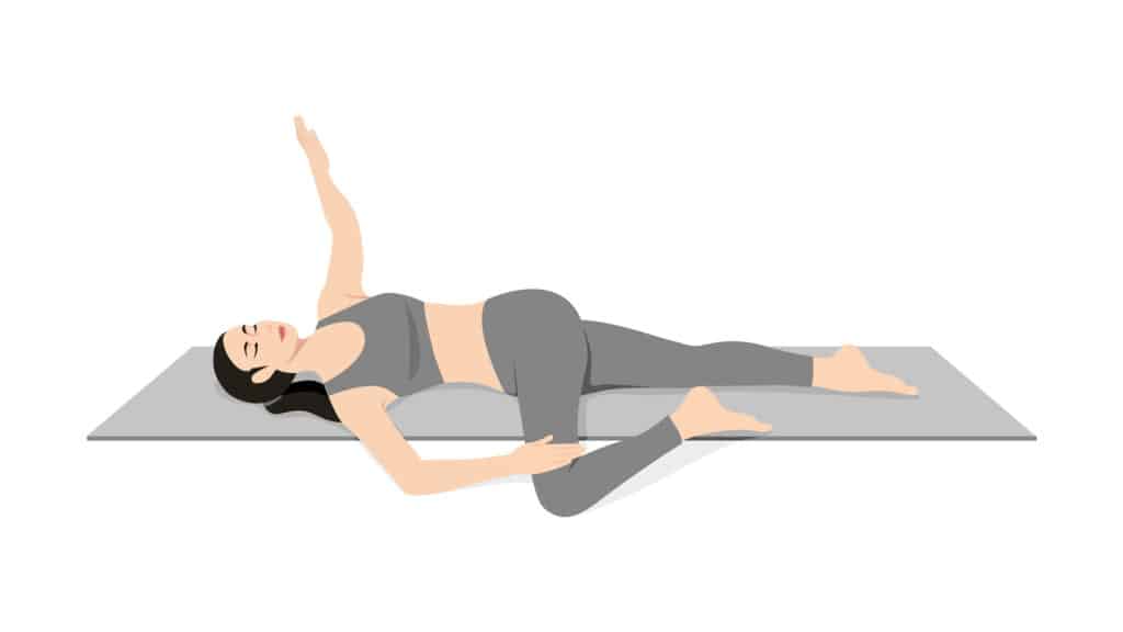 Supine Spinal Twist Pose