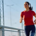 Image of a woman training