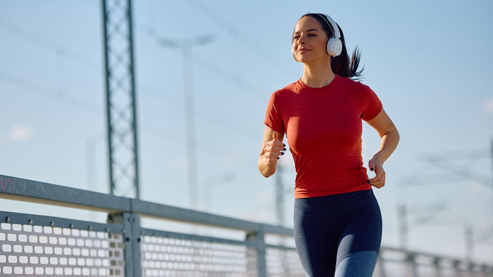 Image of a woman training