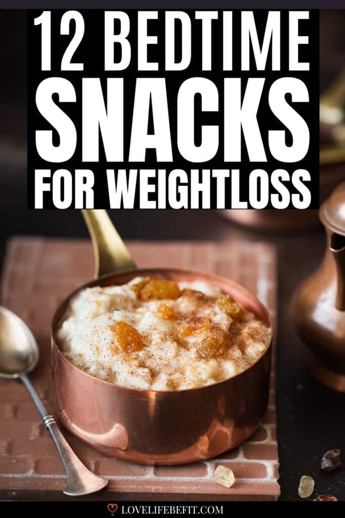 Image of healthy bedtime snack idea - oatmeal with cinnamon