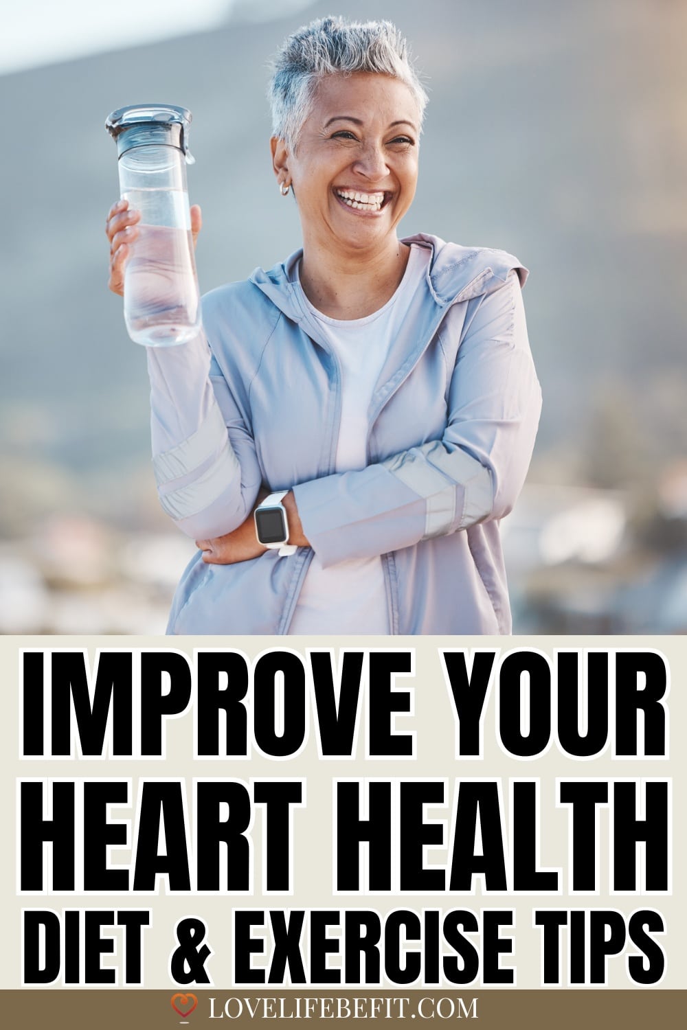 Image of a healthy middle aged woman