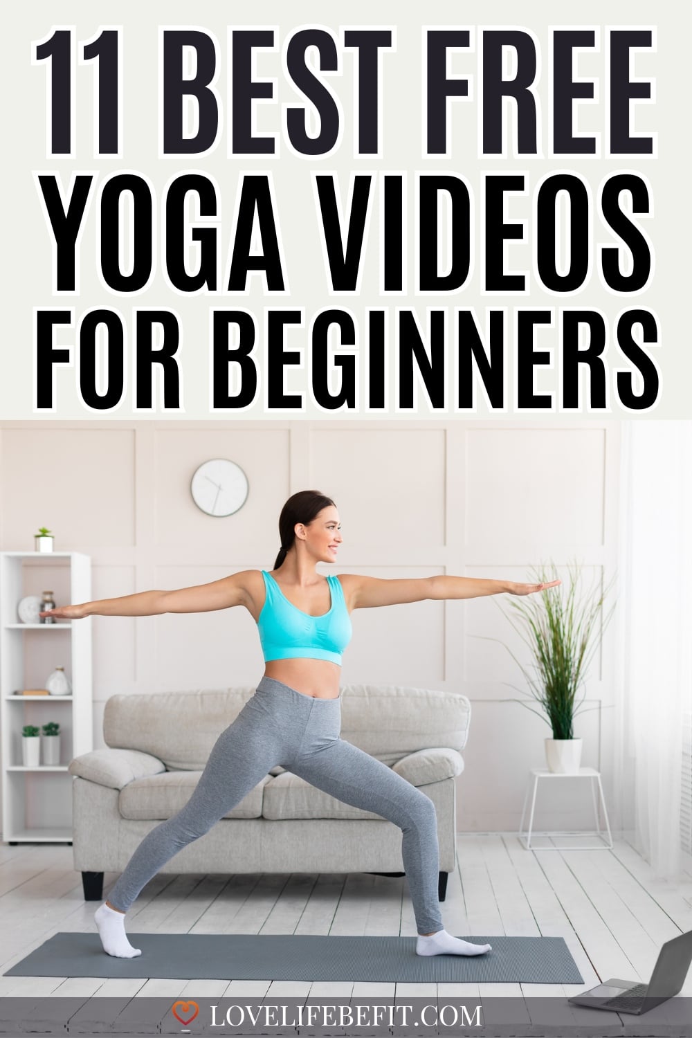 Image of a woman doing yoga