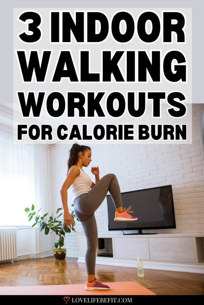 Image of a woman enjoying a walking workout