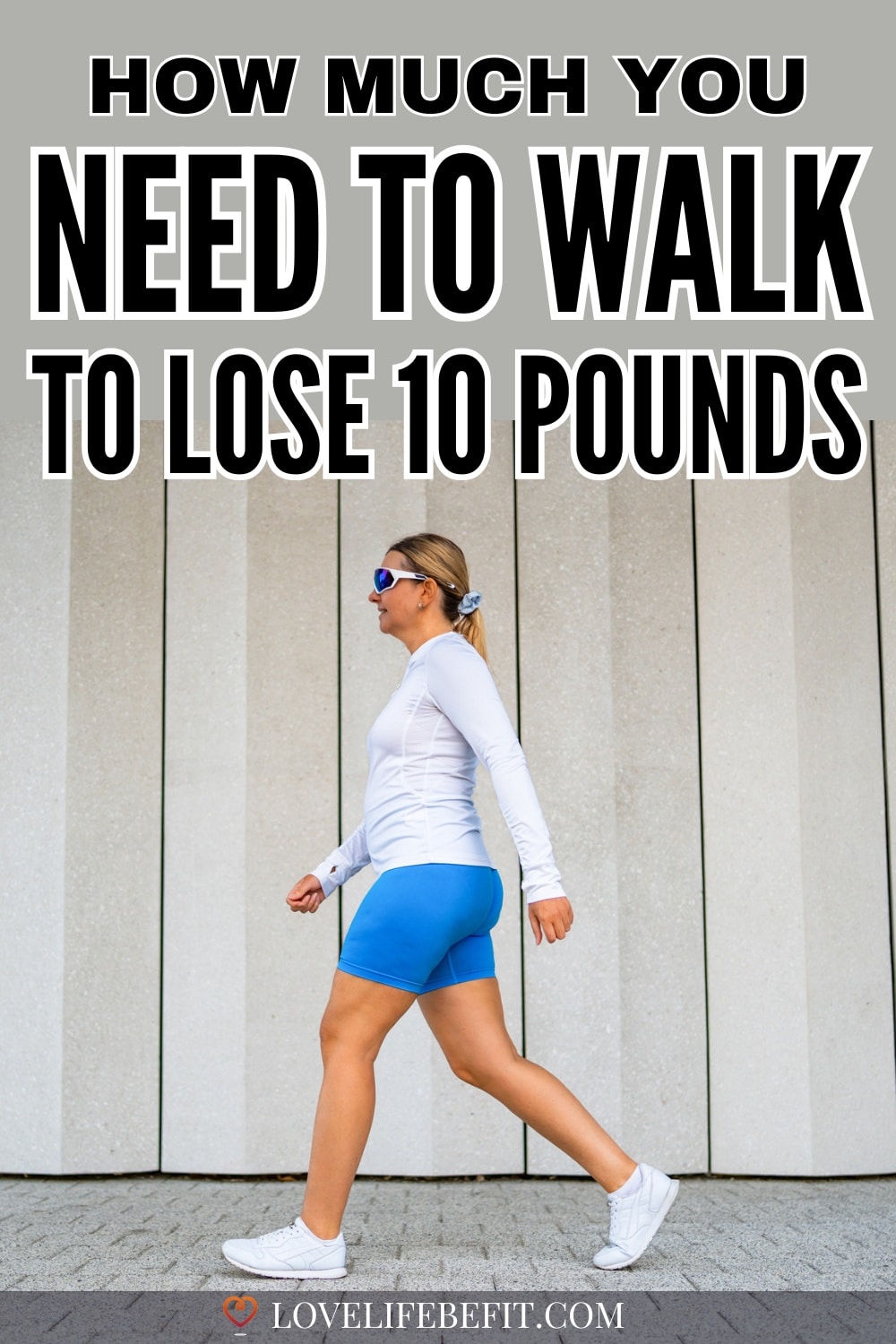 Image of a woman walking for weight loss
