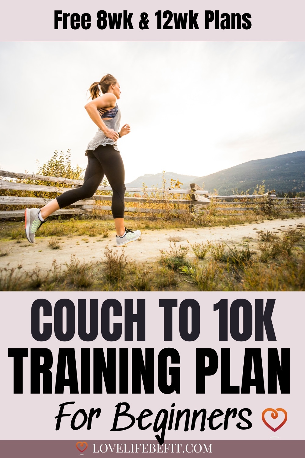 Image of a woman training for a 10K
