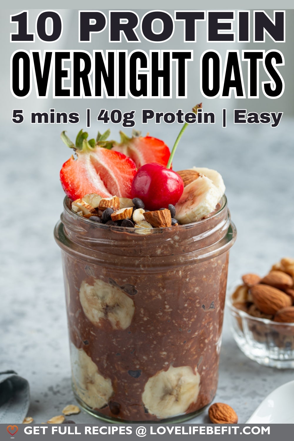 Image of a high protein overnight oats recipe
