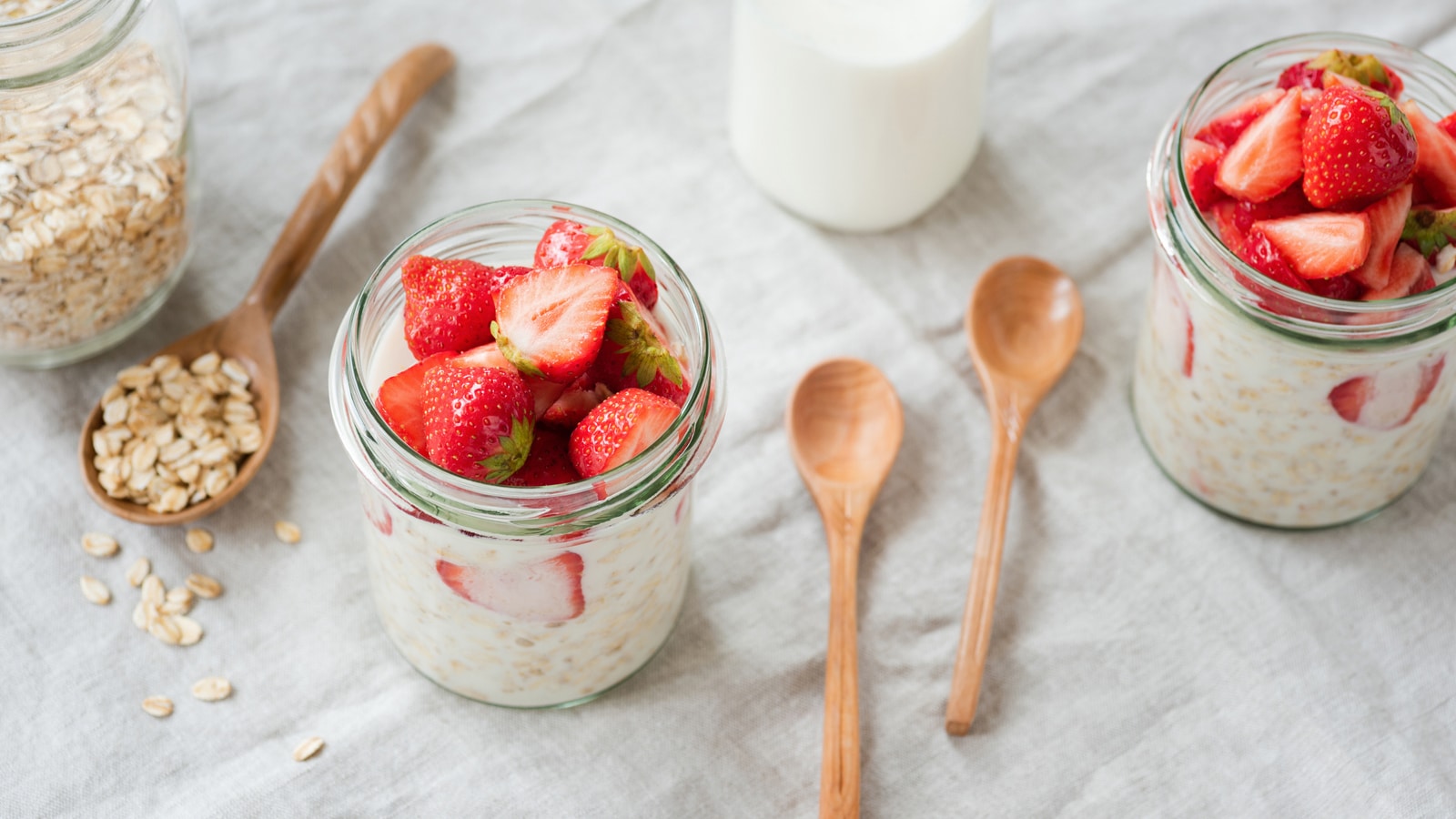Image of high protein overnight oats