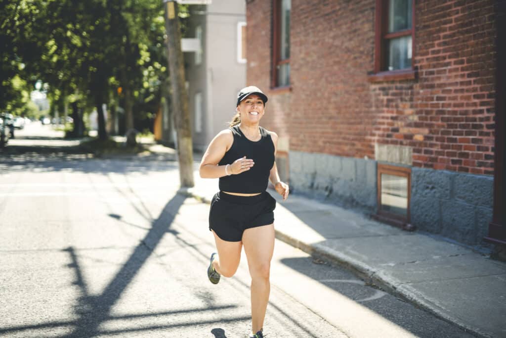 Image of a female runner