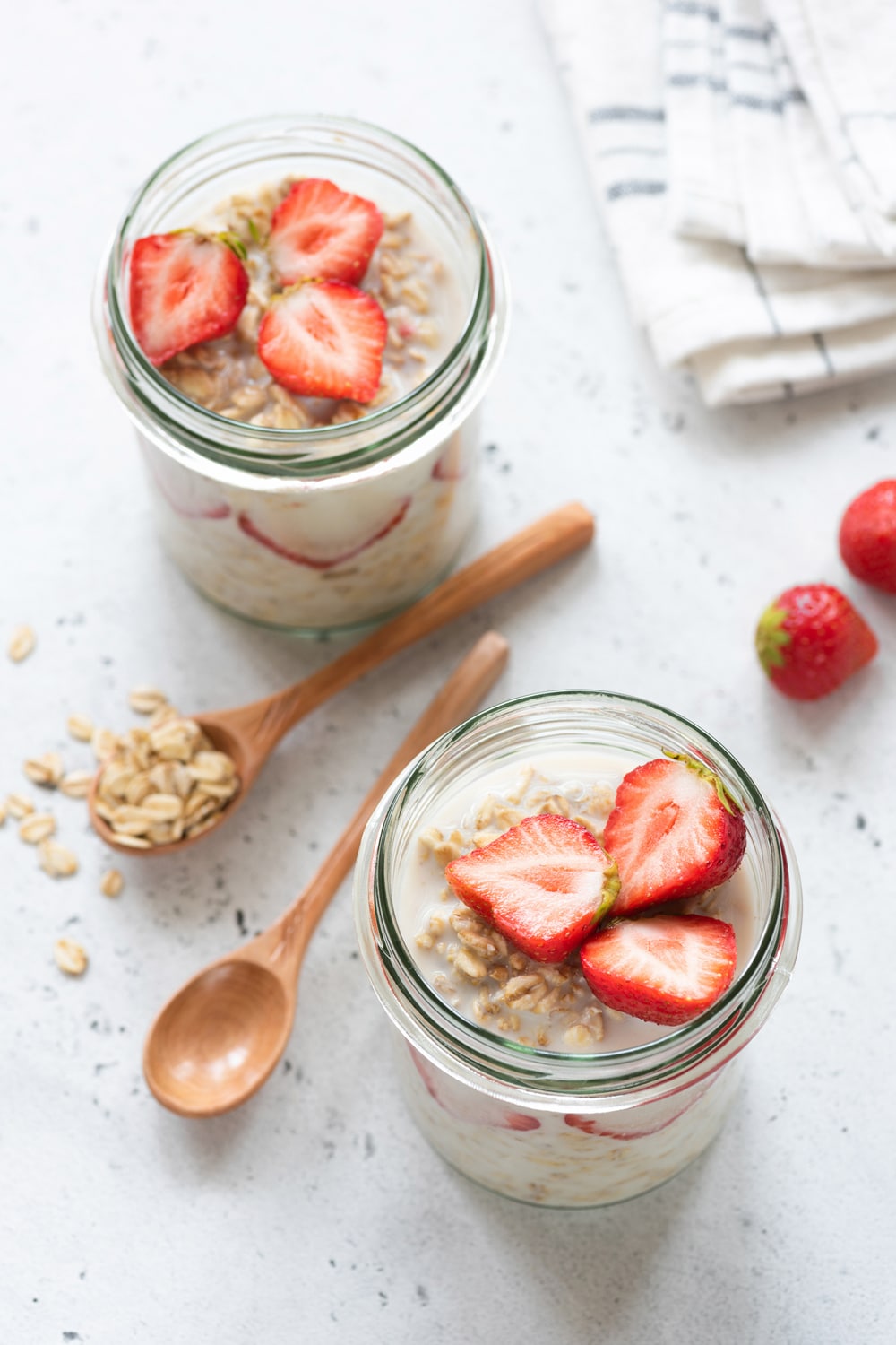 image of strawberries and cream proats