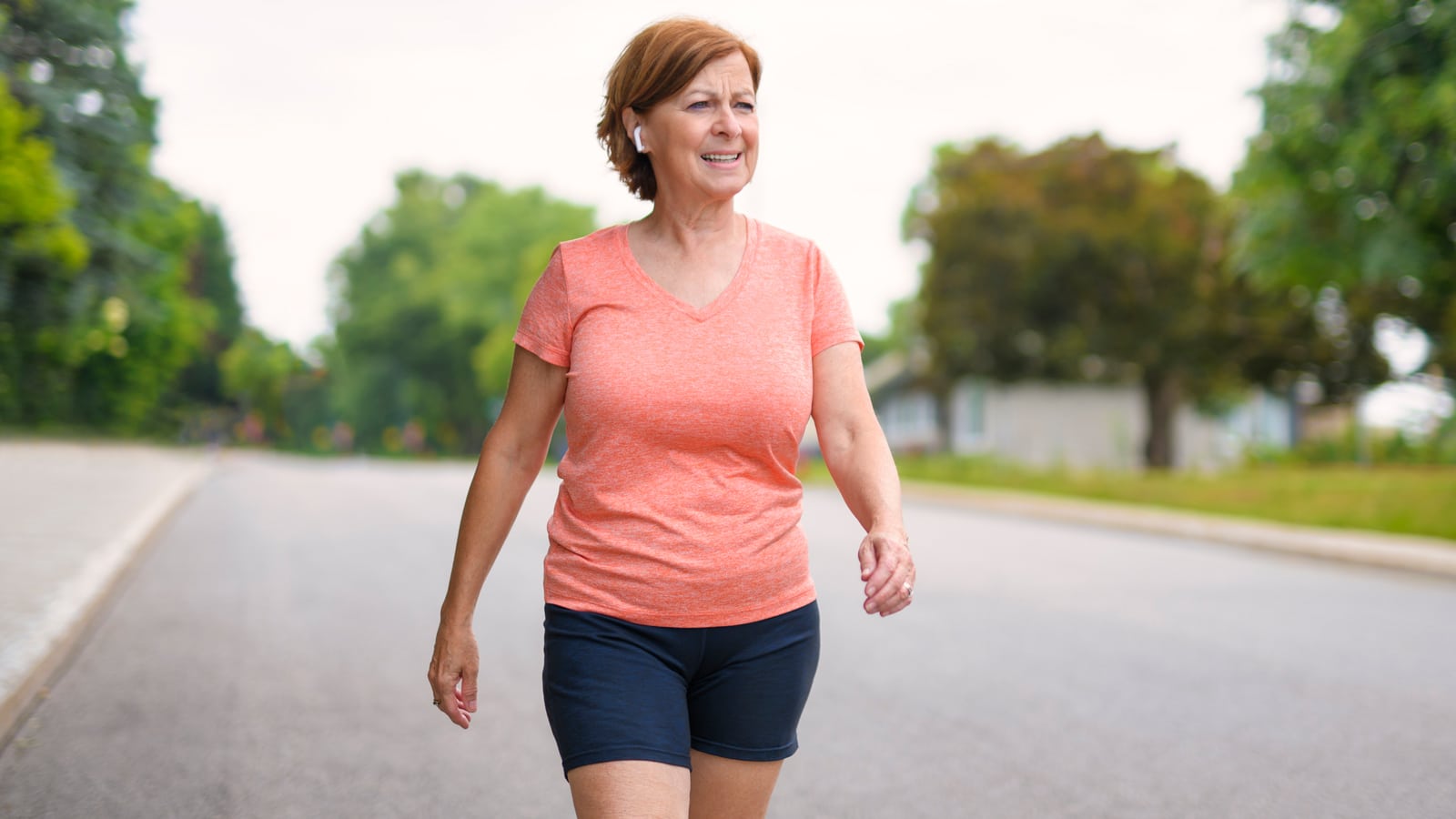 woman walking for exercise