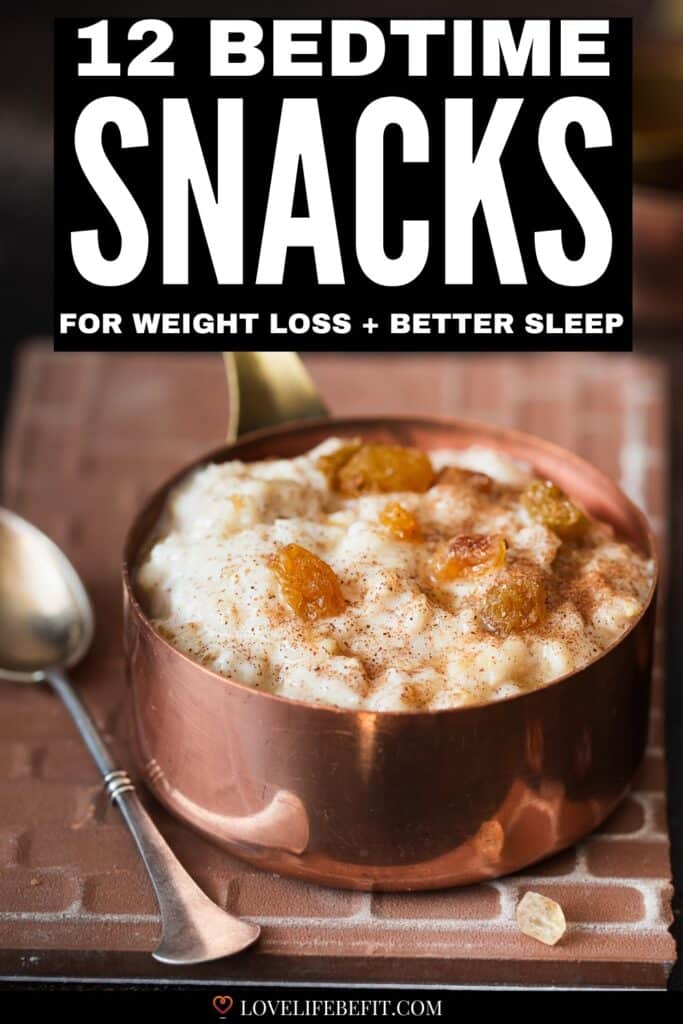 Image of oatmeal for a bedtime snack