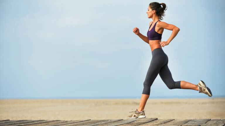 Image of a woman running