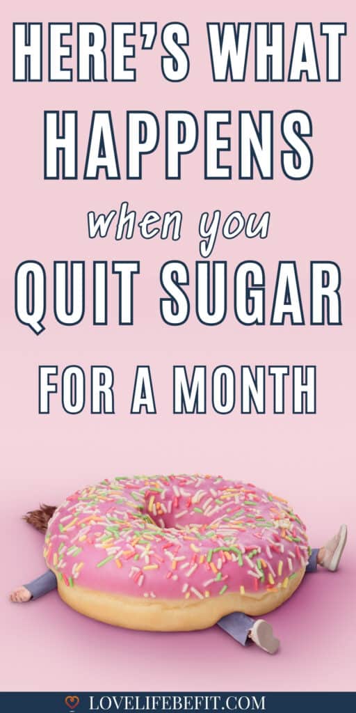 Image of a person squashed by a giant donut