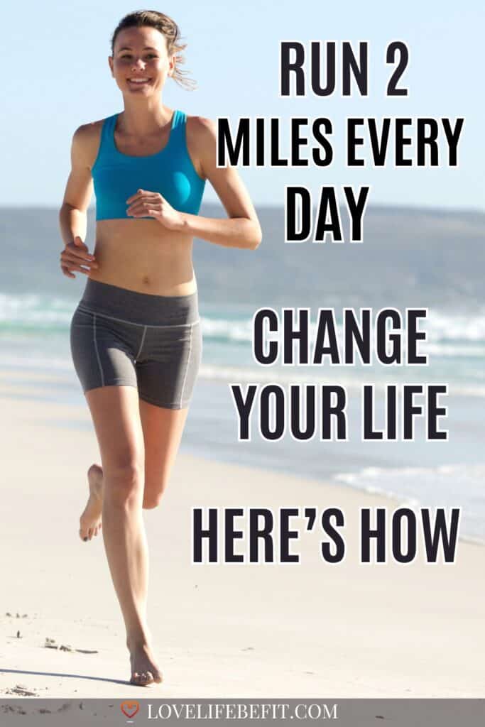 Image of a woman running on a beach
