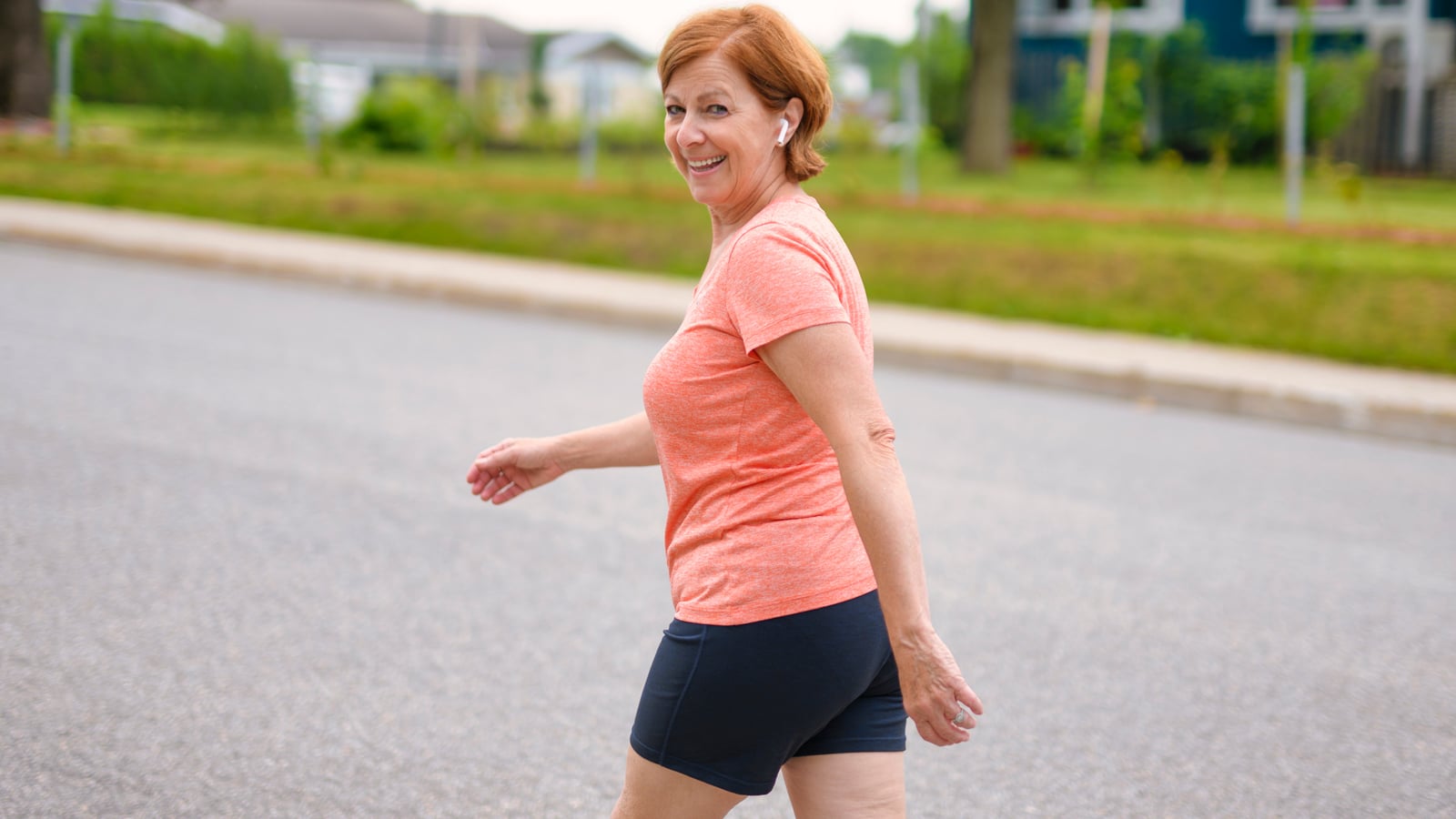 Image of a woman walking
