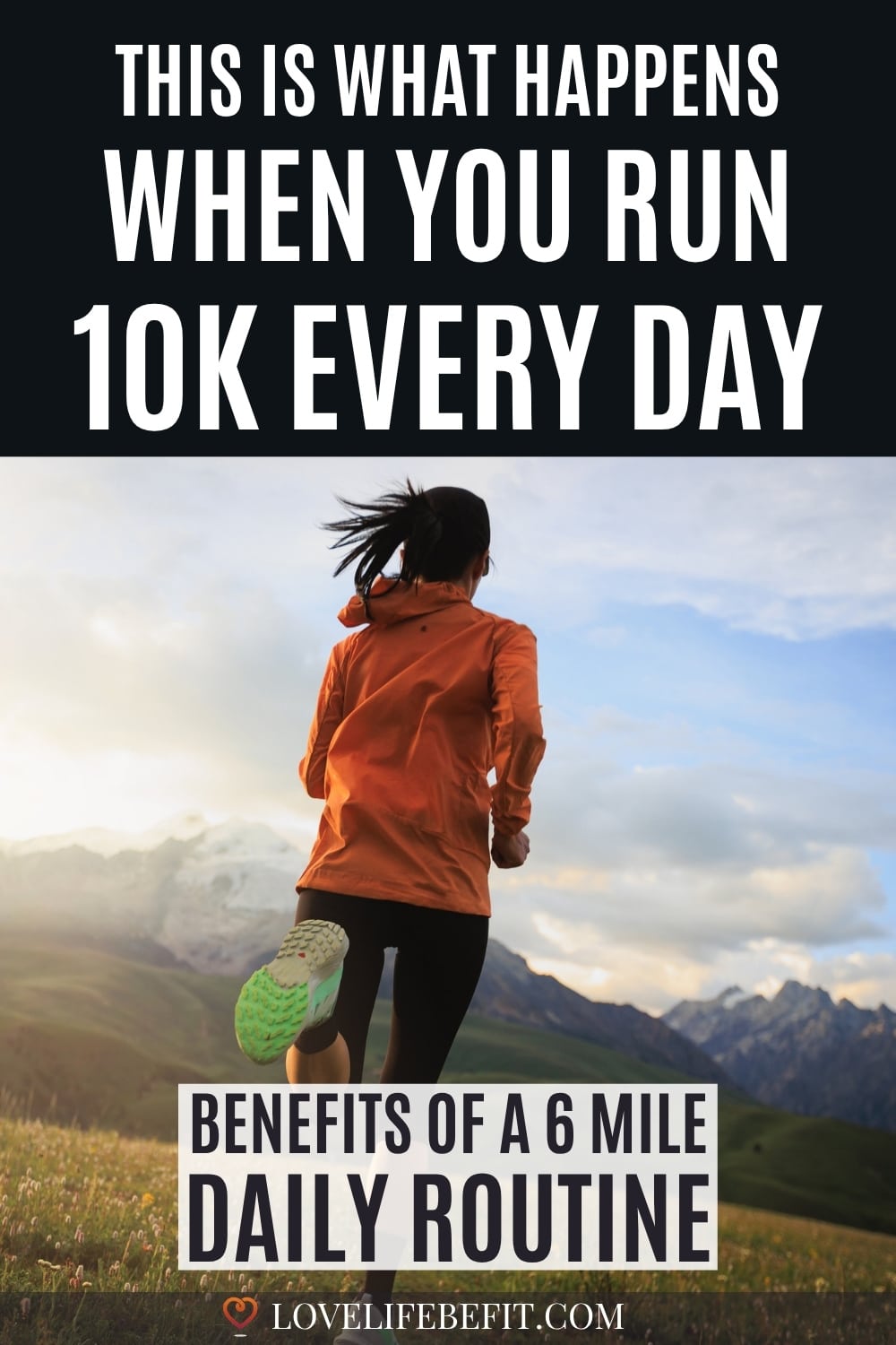 Image of a woman running