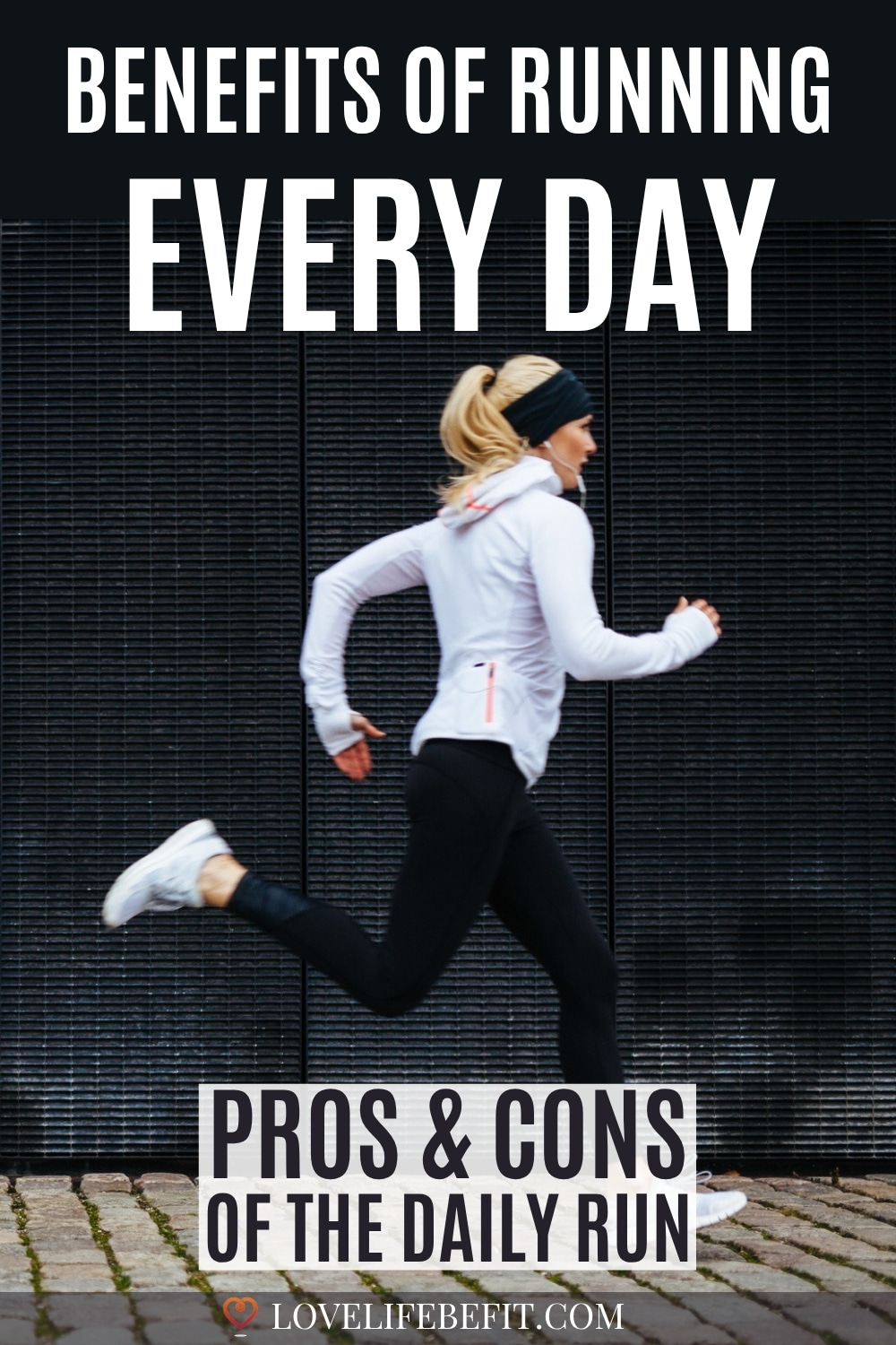Image of a woman running