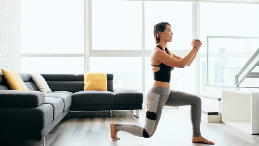 reverse lunge exercise